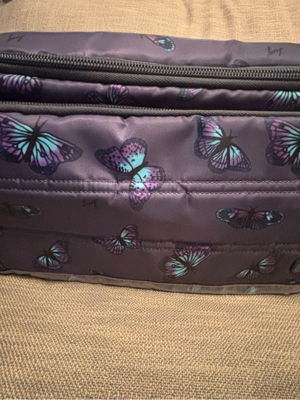 Lug Trolley XL Butterfly Grey New *read*